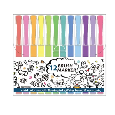 هل يمكن استخدام أقلام الفرشاة على البلاستيك؟